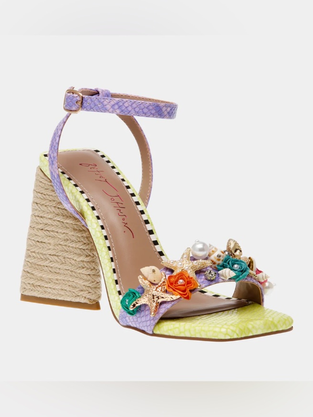 Betsey Johnson Mermaidcore Karsyn Lime Multi - Picture 1 of 11